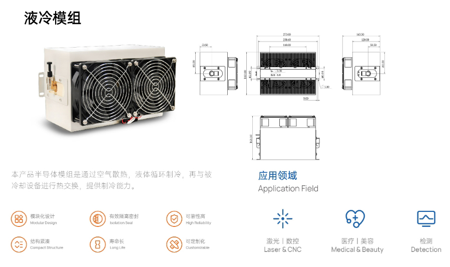 液冷模組散熱風(fēng)扇